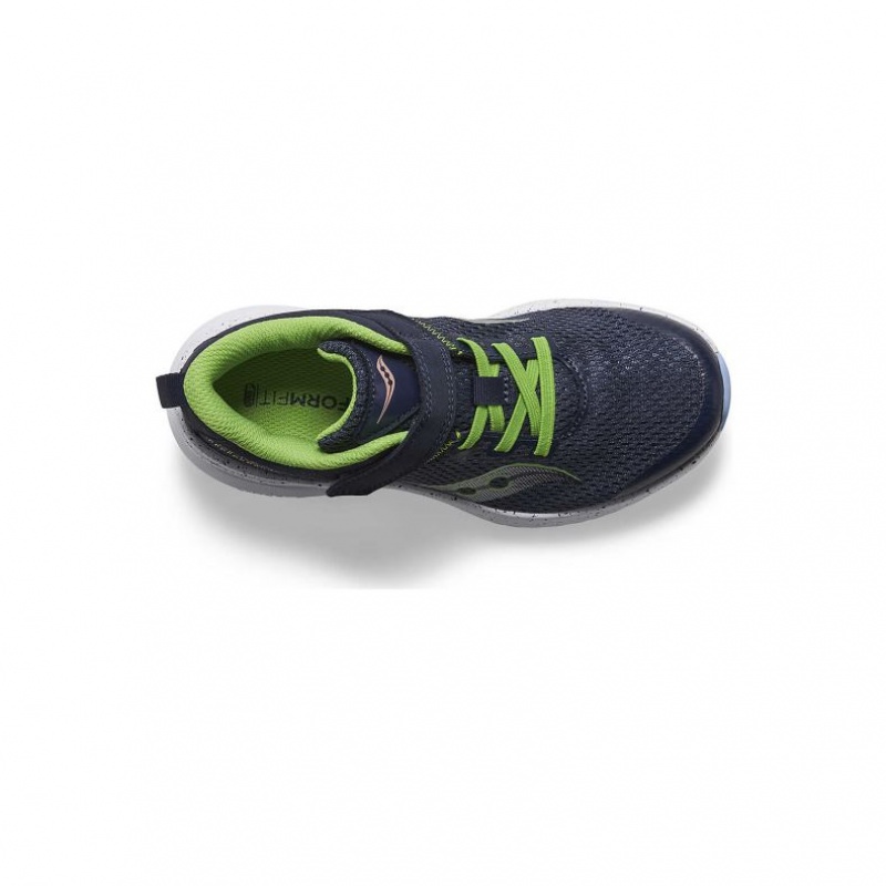 Navy Big Kids' Saucony Kinvara 14 A/C Sneakers | SINGAPORE-MRHYF