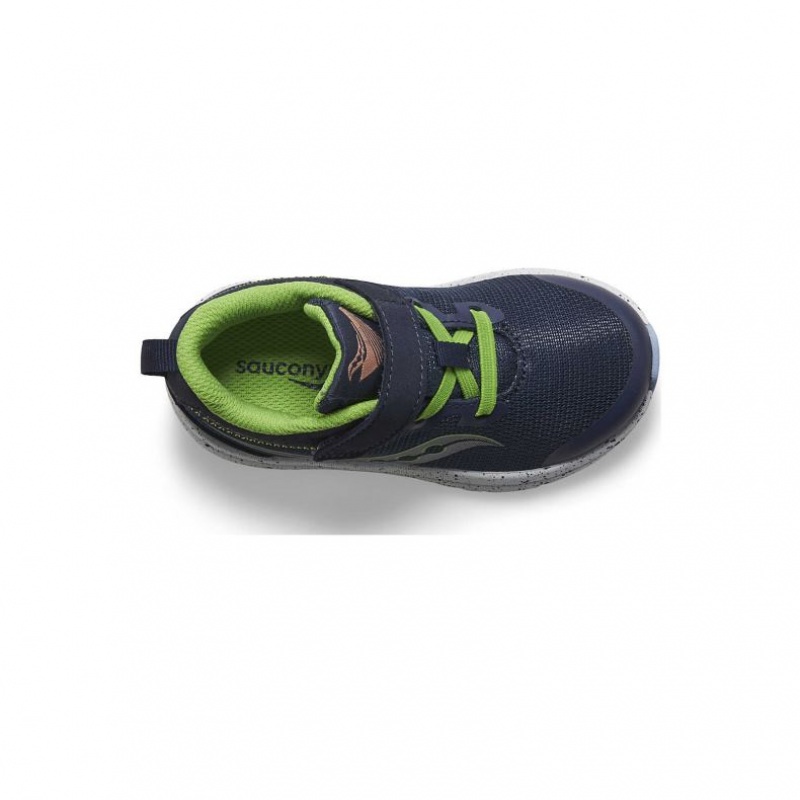 Navy Little Kids' Saucony Kinvara 14 A/C Jr. Sneakers | SINGAPORE-NQHLD