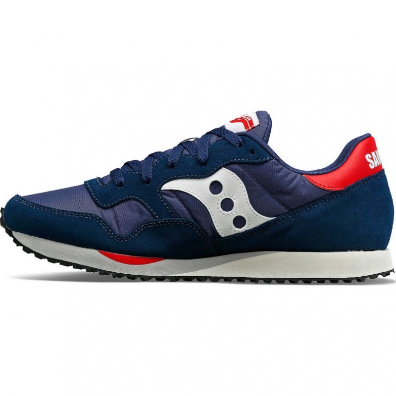 Navy Men's Saucony DXN Sneakers | SG-VIAOF