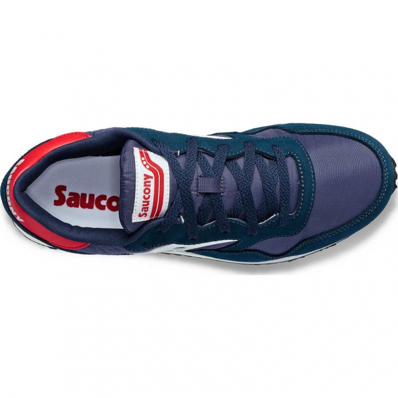 Navy Men's Saucony DXN Sneakers | SG-VIAOF