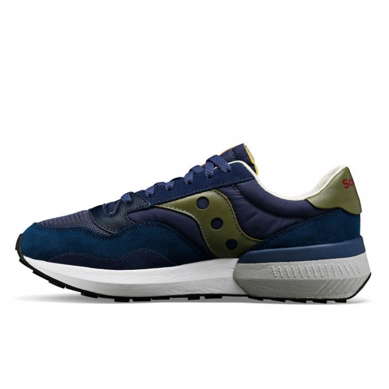 Navy Men's Saucony Jazz NXT Sneakers | SG-XVJAK