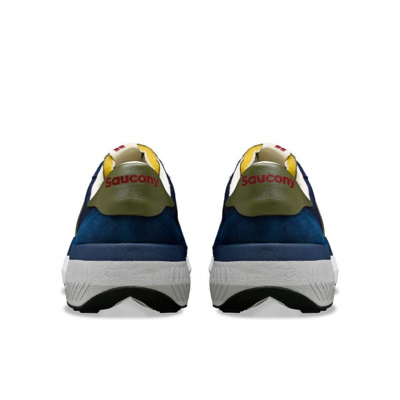 Navy Men's Saucony Jazz NXT Sneakers | SG-XVJAK