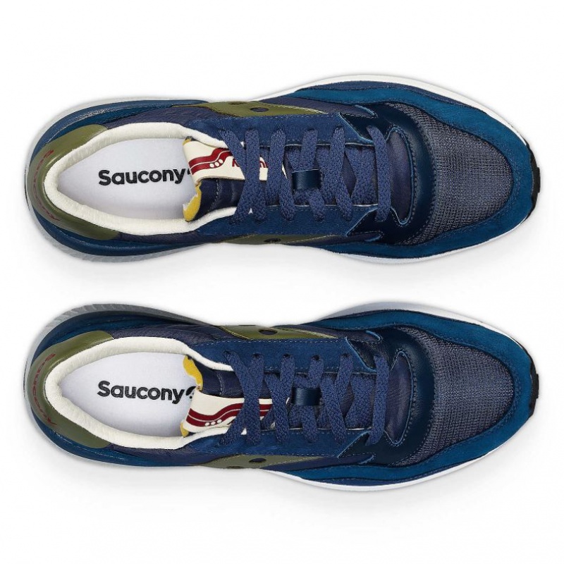 Navy Men's Saucony Jazz NXT Sneakers | SG-XVJAK