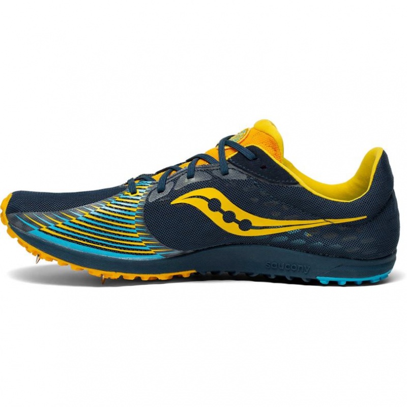 Navy Men's Saucony Kilkenny XC9 Spikes | SINGAPORE-JWKMD