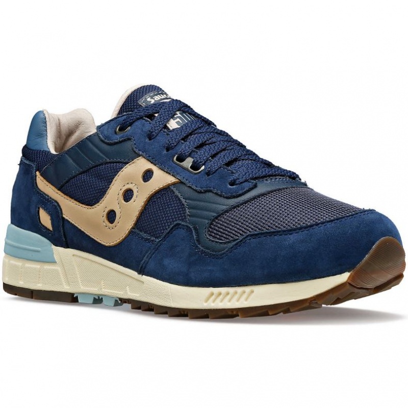 Navy Men's Saucony Shadow 5000 Premium Sneakers | SINGAPORE-HETIW