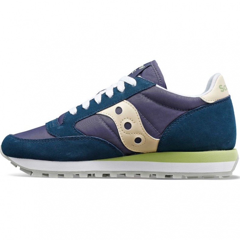 Navy Women's Saucony Jazz Original Sneakers | SG-WQUBG