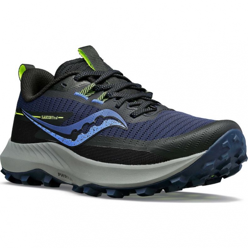 Navy Women's Saucony Peregrine 13 Trail Running Shoes | SINGAPORE-FPLXJ