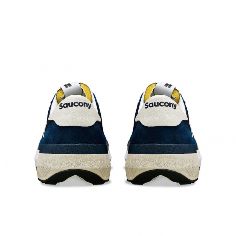 Navy / Cream Women's Saucony Jazz NXT Sneakers | SG-HMGYF