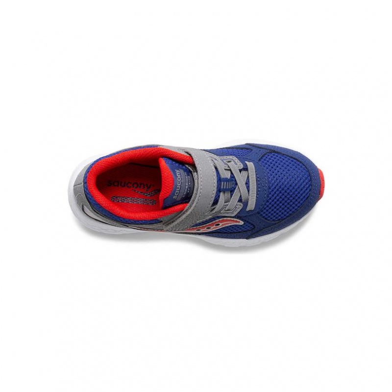 Navy / Grey Big Kids' Saucony Cohesion 14 A/C Sneakers | SINGAPORE-LHOAI