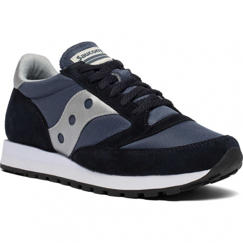 Navy / Silver Men's Saucony Jazz 81 Sneakers | SG-IGYBD