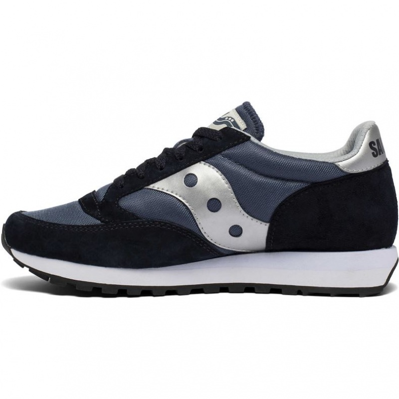 Navy / Silver Men's Saucony Jazz 81 Sneakers | SG-IGYBD