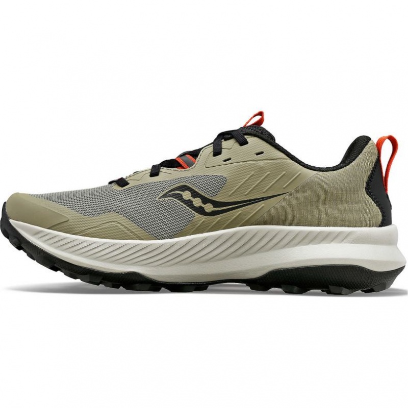 Olive Men's Saucony Blaze TR Trail Running Shoes | SINGAPORE-HSQMY