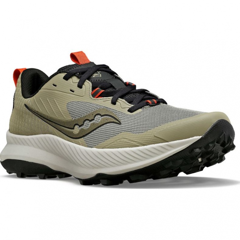 Olive Men's Saucony Blaze TR Trail Running Shoes | SINGAPORE-HSQMY