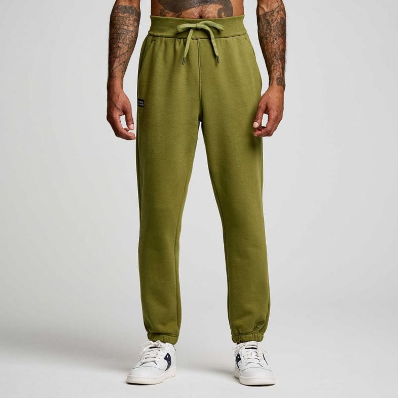 Olive Men's Saucony Recovery Jogger | SG-MJOXA