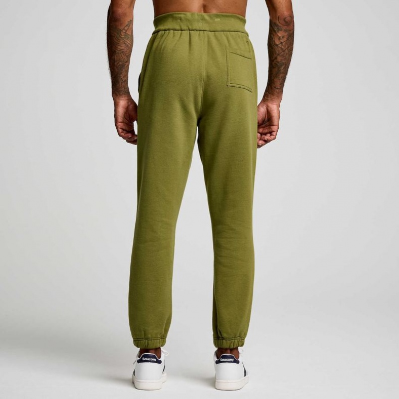 Olive Men's Saucony Recovery Jogger | SG-MJOXA