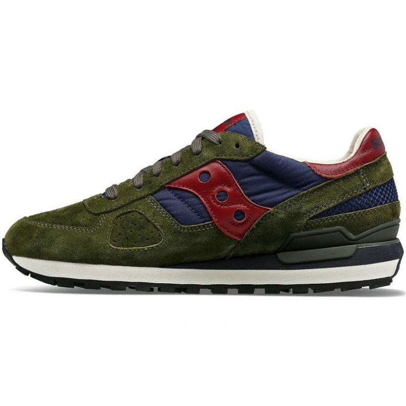 Olive Men's Saucony Shadow Original Premium Sneakers | SINGAPORE-KPNYQ