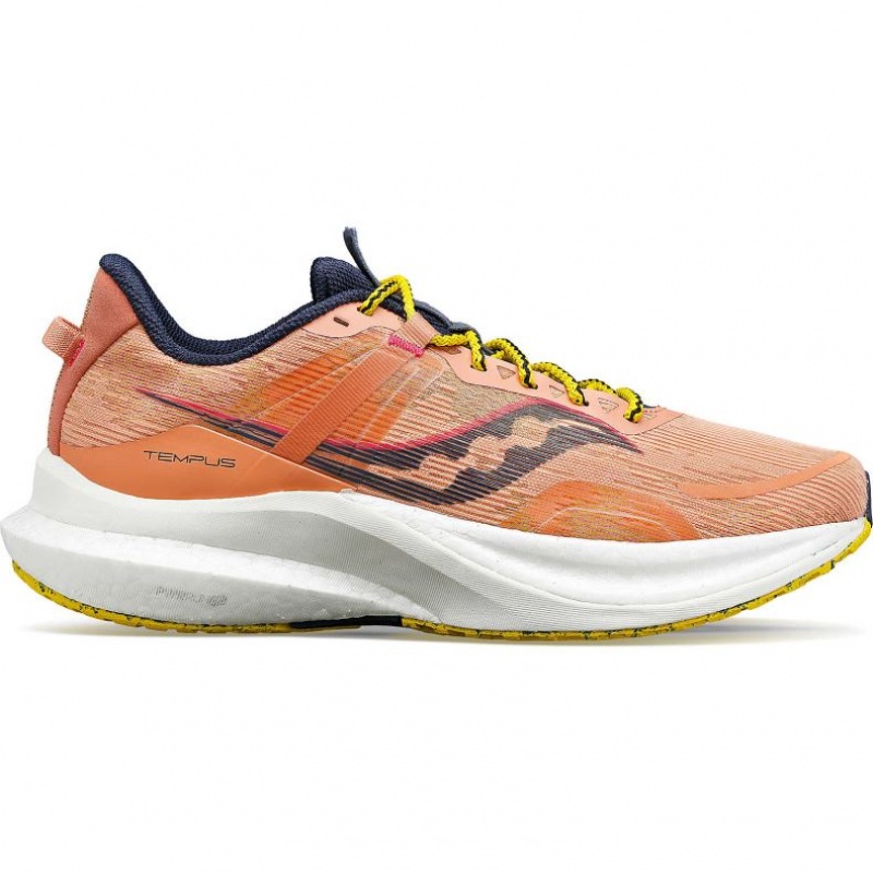 Orange Men\'s Saucony Tempus Running Shoes | SG-BJQXW