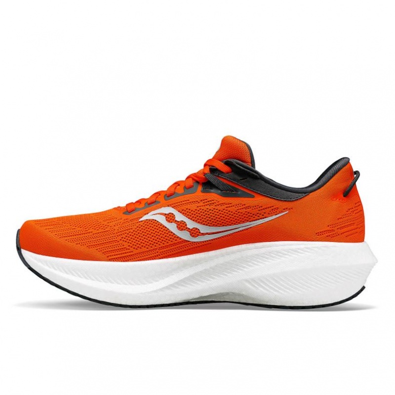 Orange Men's Saucony Triumph 21 Running Shoes | SINGAPORE-LYSDU