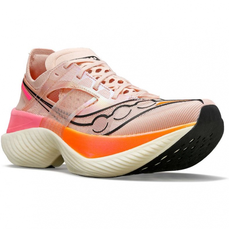 Pink Men's Saucony Endorphin Elite Running Shoes | SG-DJEVM