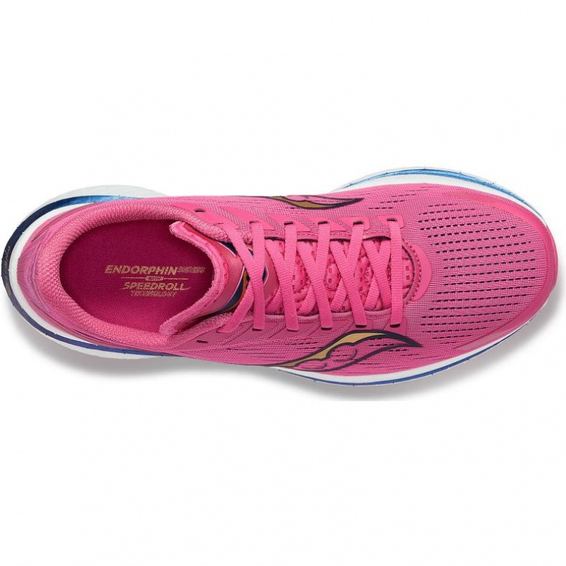 Pink Men's Saucony Endorphin Speed 3 Running Shoes | SG-BGOLS