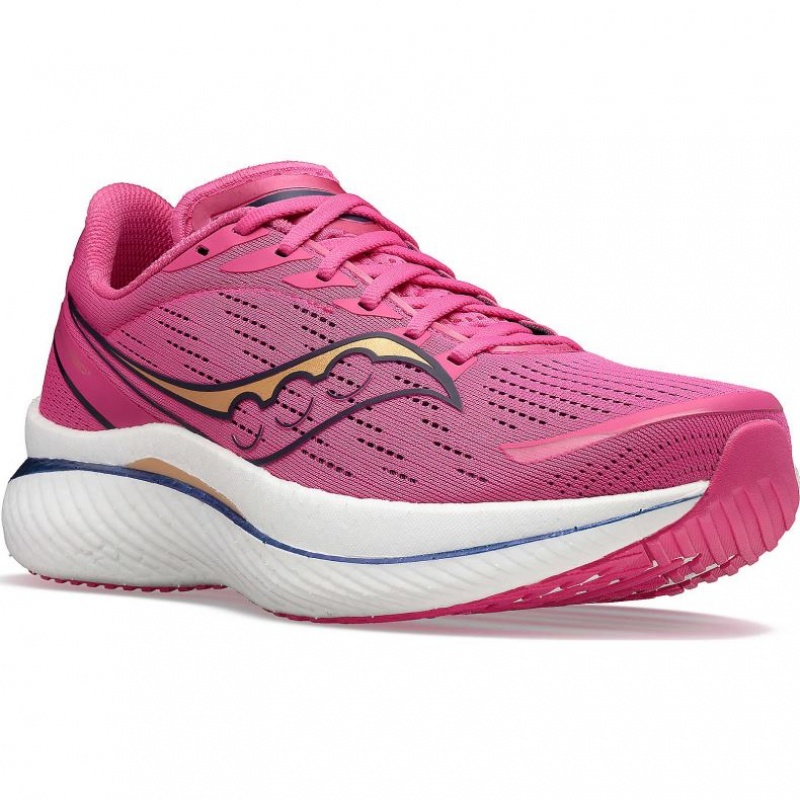 Pink Men's Saucony Endorphin Speed 3 Running Shoes | SG-BGOLS