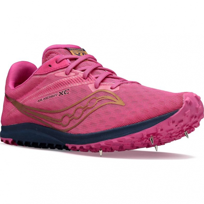 Pink Men's Saucony Kilkenny XC9 Spikes | SG-ZITRB