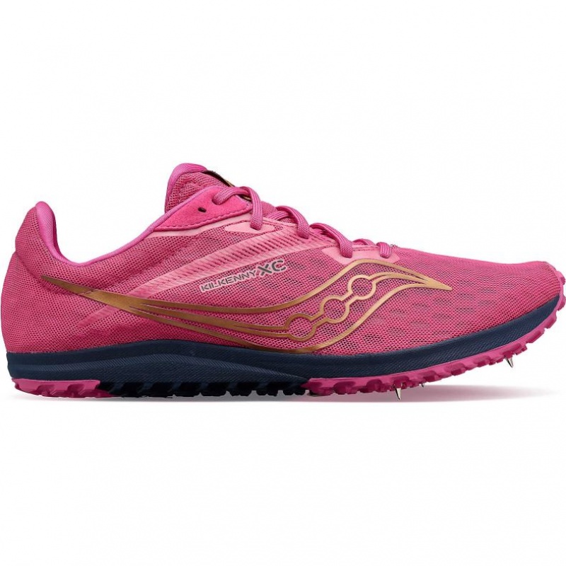 Pink Men\'s Saucony Kilkenny XC9 Spikes | SG-ZITRB