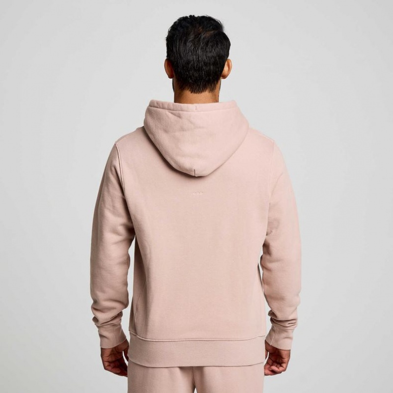 Pink Men's Saucony Recovery Hoodie | SINGAPORE-MTLJW