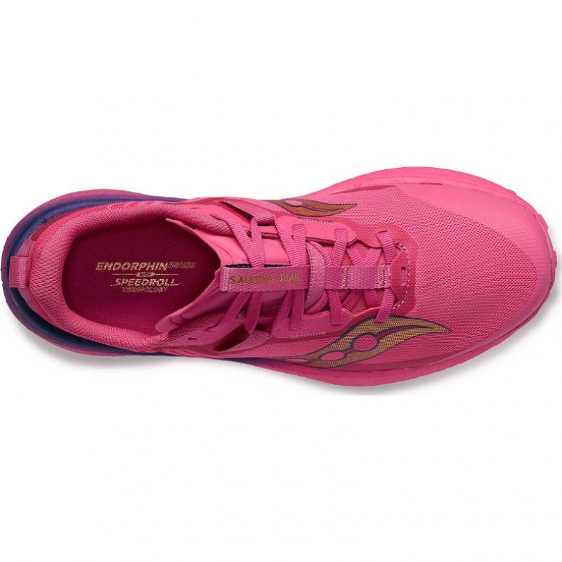 Pink Women's Saucony Endorphin Edge Running Shoes | SG-WGHKF