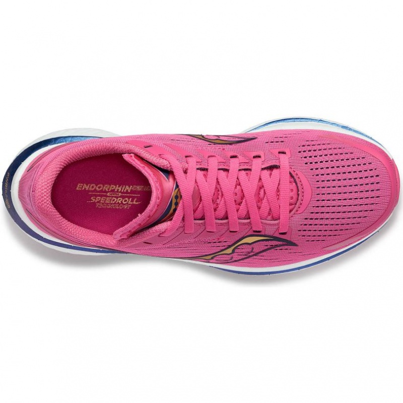 Pink Women's Saucony Endorphin Speed 3 Running Shoes | SG-HSFWK