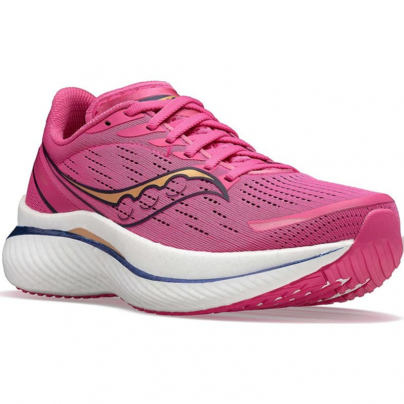 Pink Women's Saucony Endorphin Speed 3 Running Shoes | SG-HSFWK