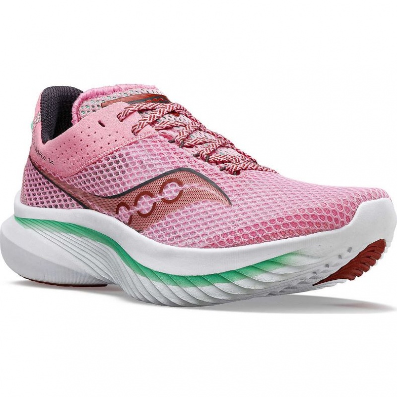 Pink Women's Saucony Kinvara 14 Running Shoes | SINGAPORE-QGCHV