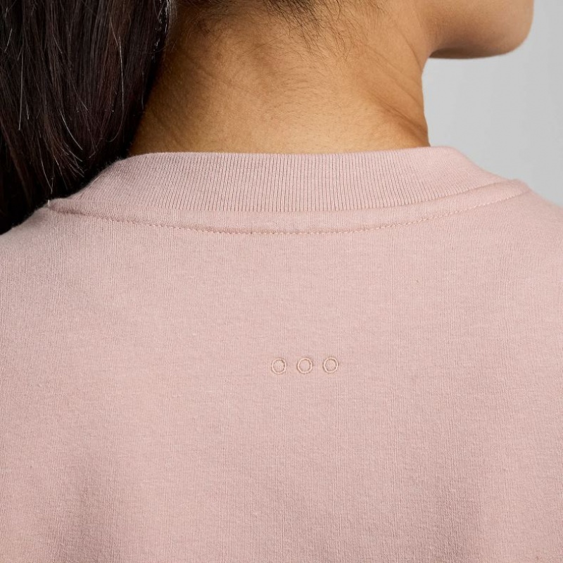 Pink Women's Saucony Recovery Crew Sweatshirt | SG-SGOAV