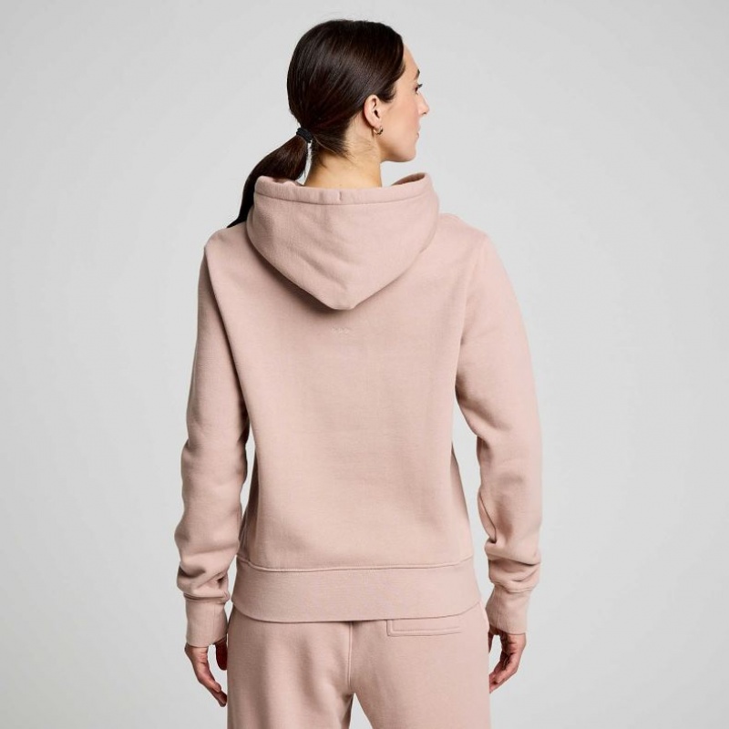 Pink Women's Saucony Recovery Hoodie | SINGAPORE-MOFYE