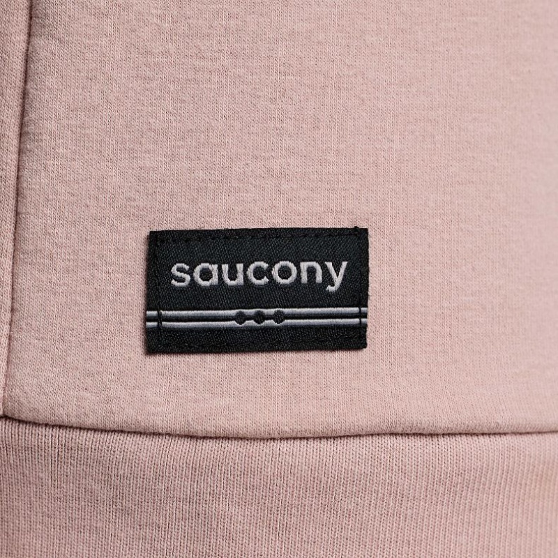 Pink Women's Saucony Recovery Zip Tunic Hoodie | SINGAPORE-RBJMY