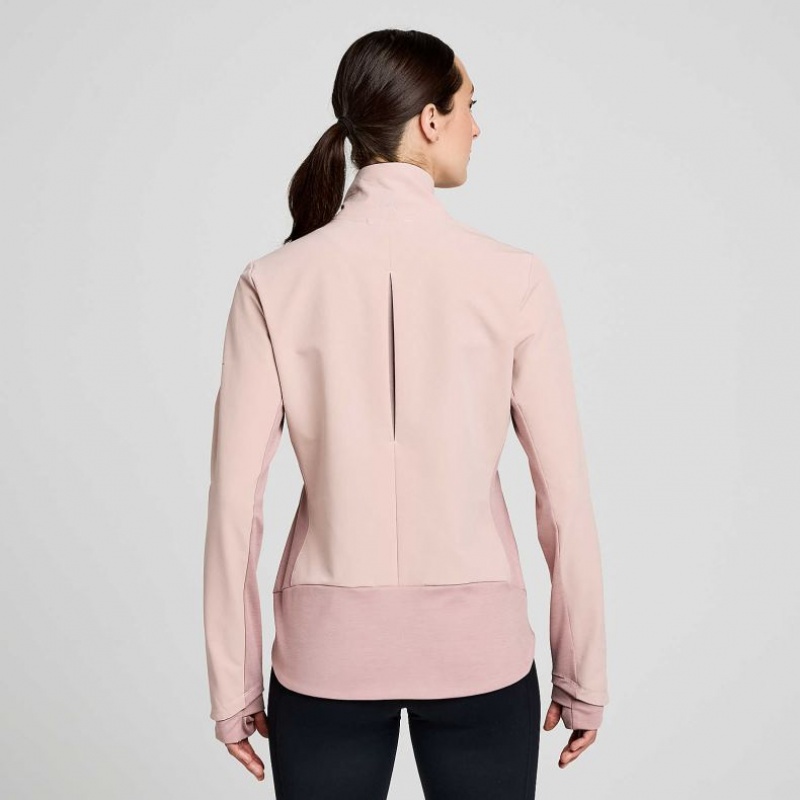 Pink Women's Saucony Triumph Jacket | SINGAPORE-CROAY