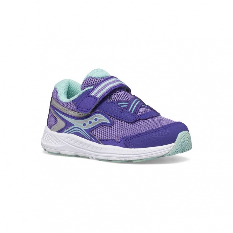 Purple Big Kids' Saucony Ride 10 Jr. Sneakers | SG-RKCVO