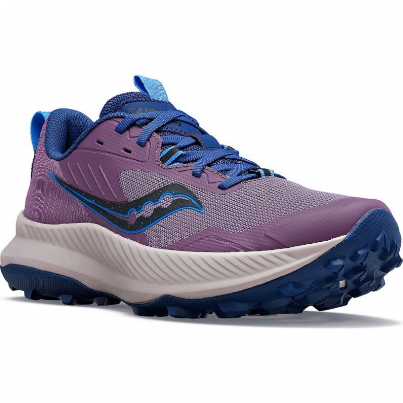 Purple Women's Saucony Blaze TR Trail Running Shoes | SG-AZINL