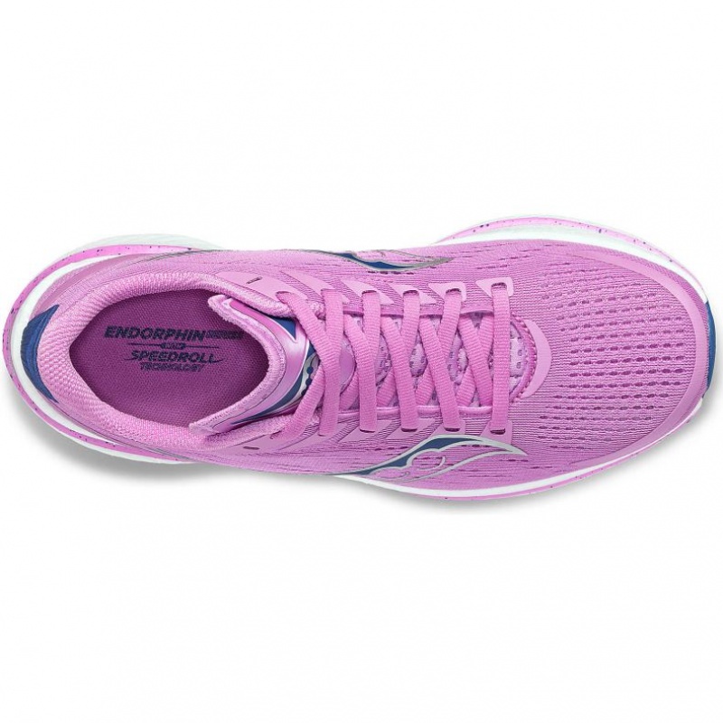 Purple Women's Saucony Endorphin Speed 3 Running Shoes | SINGAPORE-RDNBK