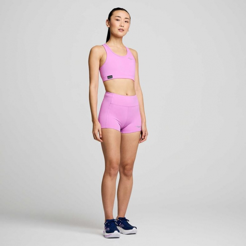 Purple Women's Saucony Fortify Bra | SINGAPORE-LAPZO