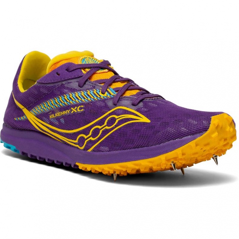 Purple Women's Saucony Kilkenny XC9 Spikes | SG-XUEFR