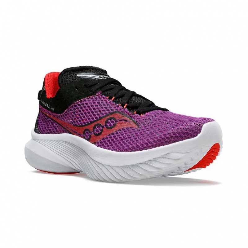 Purple Women's Saucony Kinvara 14 Running Shoes | SG-WBOEN