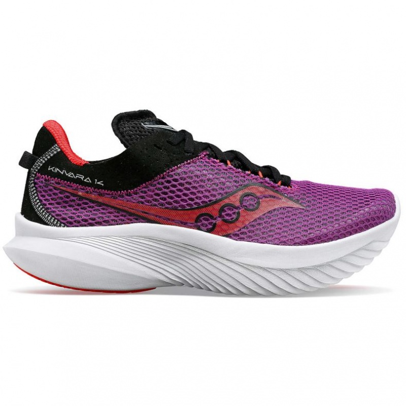 Purple Women\'s Saucony Kinvara 14 Running Shoes | SG-WBOEN