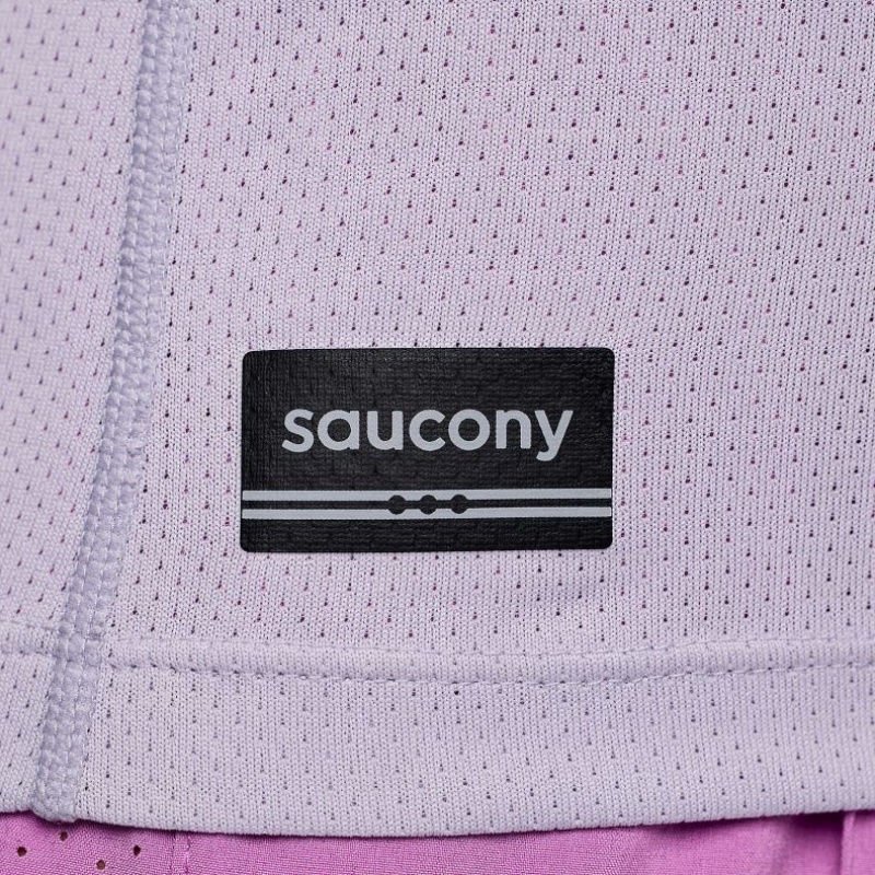 Purple Women's Saucony Stopwatch Singlet | SG-RFOUD