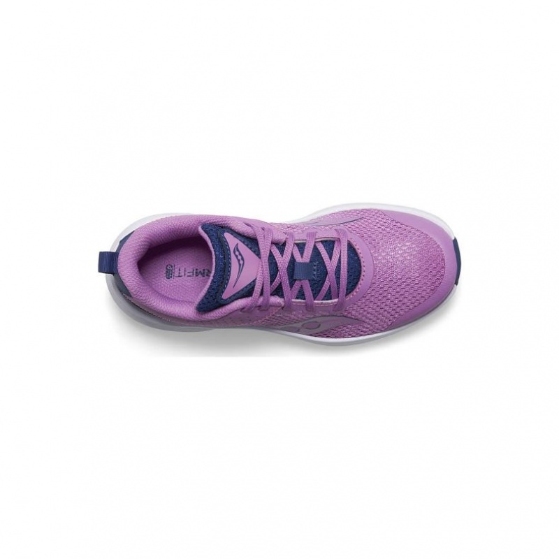 Purple / Indigo Big Kids' Saucony Kinvara 14 Sneakers | SINGAPORE-PEIYF