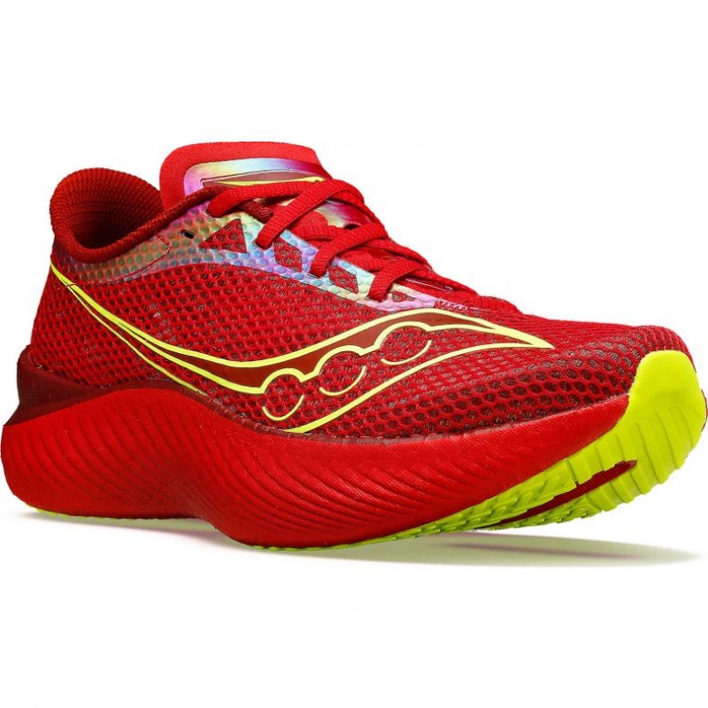 Red Men's Saucony Endorphin Pro 3 Running Shoes | SG-UJDVR