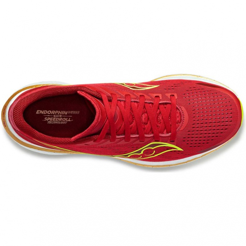 Red Men's Saucony Endorphin Speed 3 Running Shoes | SG-JTNCX