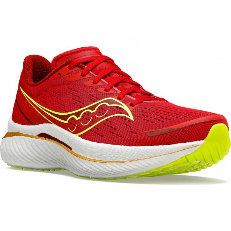 Red Men's Saucony Endorphin Speed 3 Running Shoes | SG-JTNCX