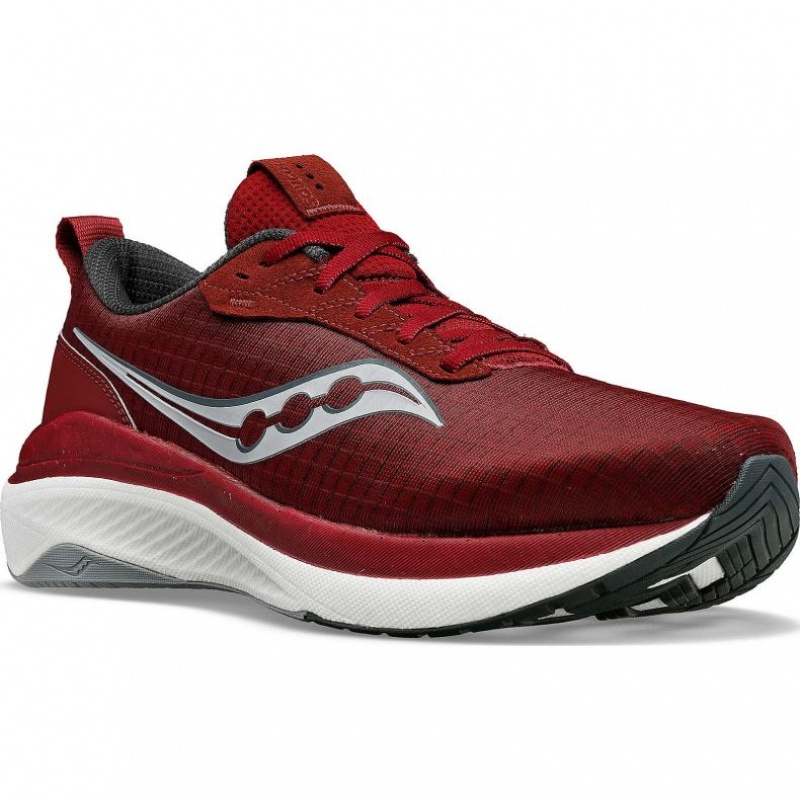 Red Men's Saucony Freedom Crossport Running Shoes | SG-UQHFY