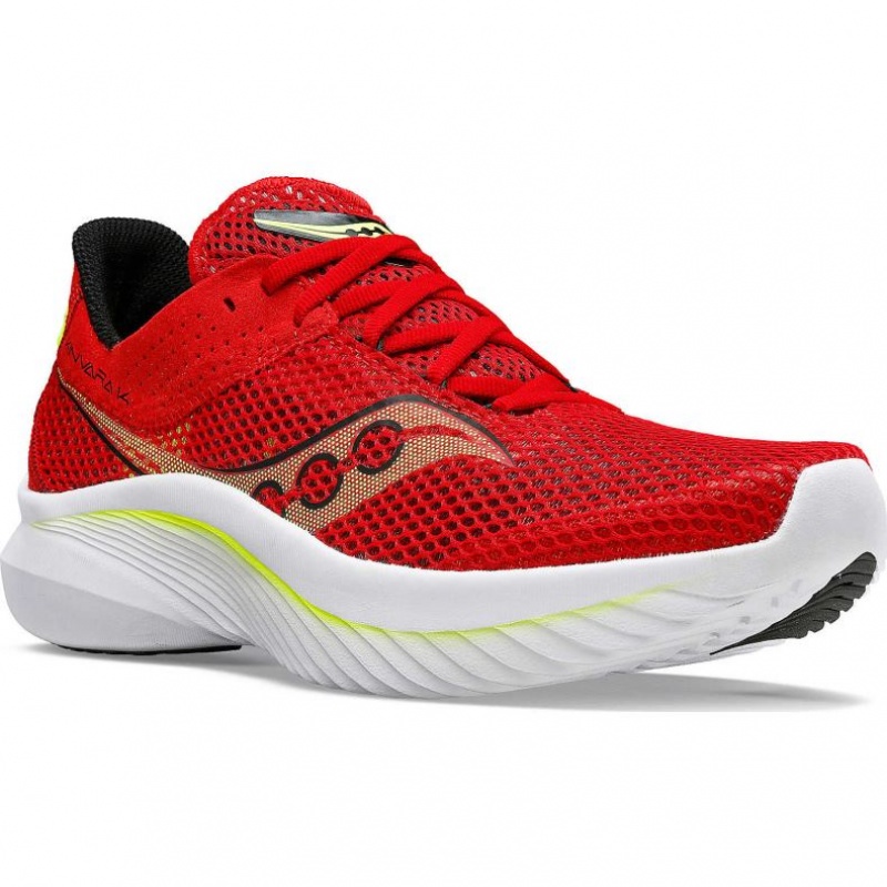 Red Men's Saucony Kinvara 14 Running Shoes | SG-GKWHS